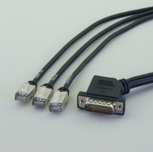 Audiolink <-> 3 x RJ45 5m