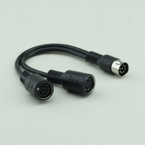 Powerlink-Y-Adapter 8-pol schwarz