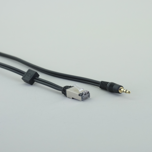 RJ45 <-> 3.5mm Stereo schwarz 0,5m