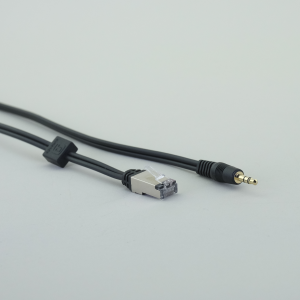 RJ45 <-> 3.5mm Stereo schwarz 20m