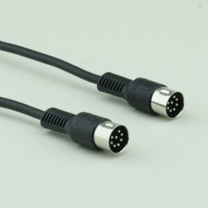 Powerlink-Kabel 8-pol schwarz 0,5m