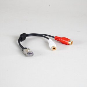 Adapter RJ45 male <-> 2 x RCA female black 0.2m