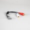 Adapter RJ45 male <-> 2 x RCA female black 0.2m