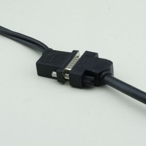 4pin Molex Extension Cable black
