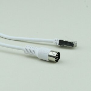 RJ45-Powerlink Kabel 8-pol weiß 0,5m